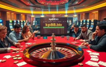 Experience the excitement of kp88.bio with players winning at the roulette table.